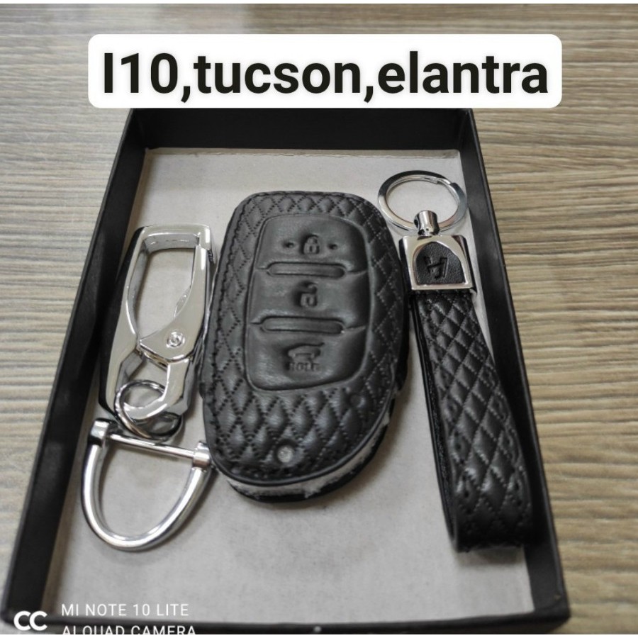 Bao Da Chìa Khóa Huyndai I10, Tucson, Elantra Mẫu Vân Xịn cao Cấp