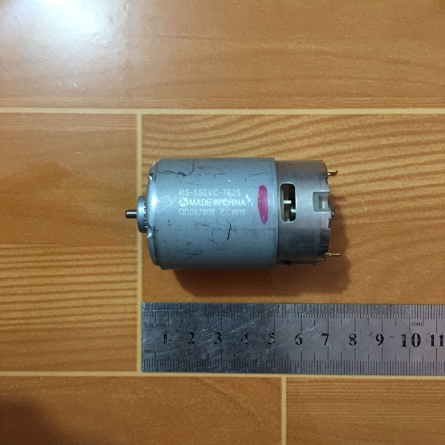 Motor 550 công suất cao, động cơ RS-550 MABUCHI DC 12V 14.4V thương hiệu Nhật Bản chế vặn vít khoan mài pin cầm tay DIY