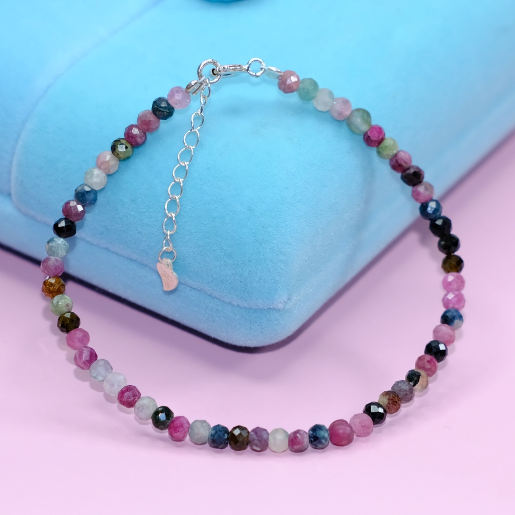 Vòng tay Tourmaline cắt giác UPCARA