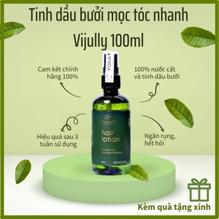 [MỌC TÓC NHANH] TINH DẦU BƯỞI XỊT TÓC VIJULLY 100ml, NGĂN NGỪA RỤNG, HẾT HÓI