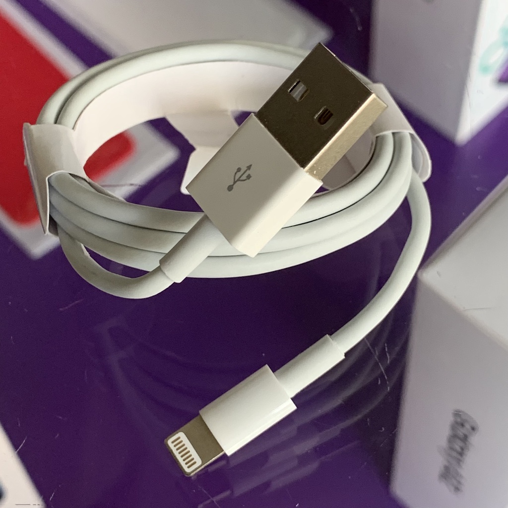 Củ sạc vuông A21 main đen, dây cáp sạc 6ic, dành cho IP6/7/8/6plus/7plus/8plus