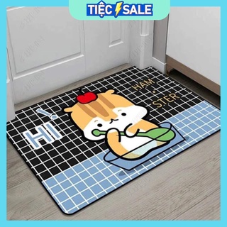 Thảm lau chân 3D chống trơn trượt 40x60cm mẫu mới