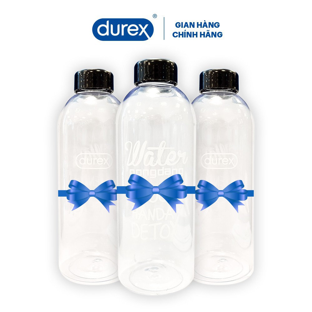 Quà tặng độc quyền Durex – Bình nước trong suốt thời trang dung tích 1000ml