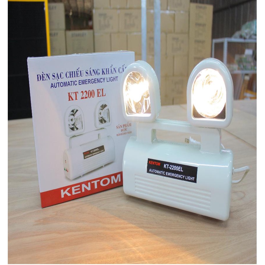 Đèn sạc khẩn cấp KENTOM KT 2200EL LED .
