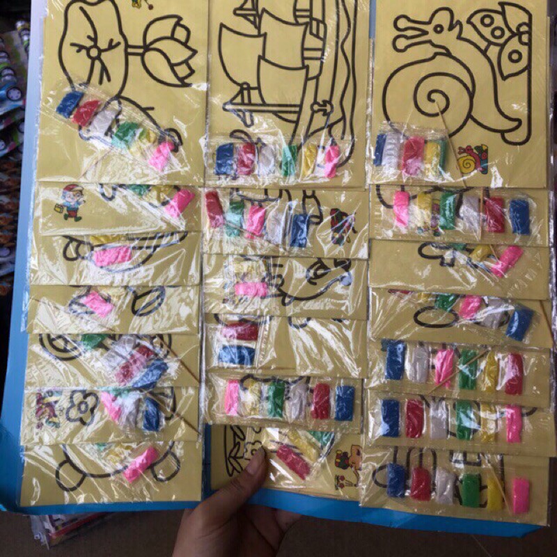 Tổ Màu Tranh Cát ( 20 tờ 1 vỉ )