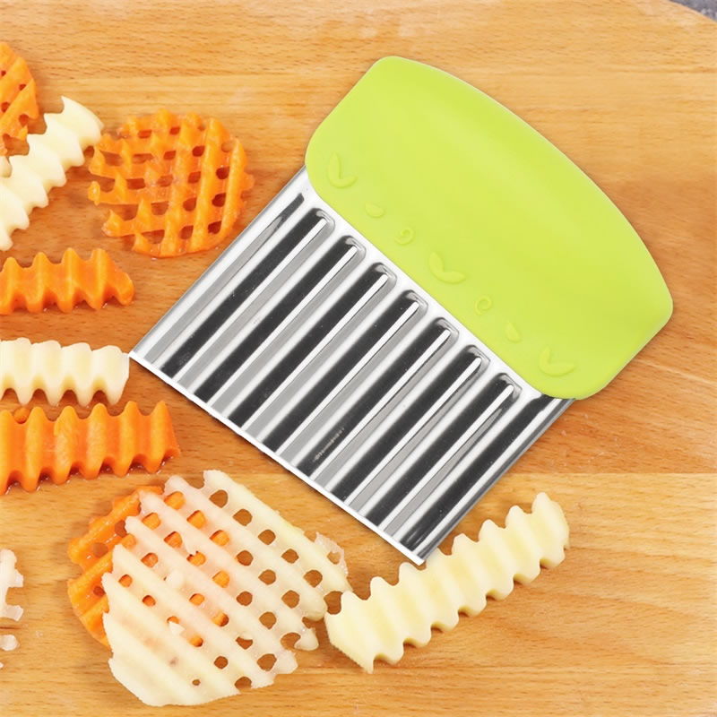 Dao Cắt Khoai Tây Gợn Sóng Bằng Thép Không Gỉ