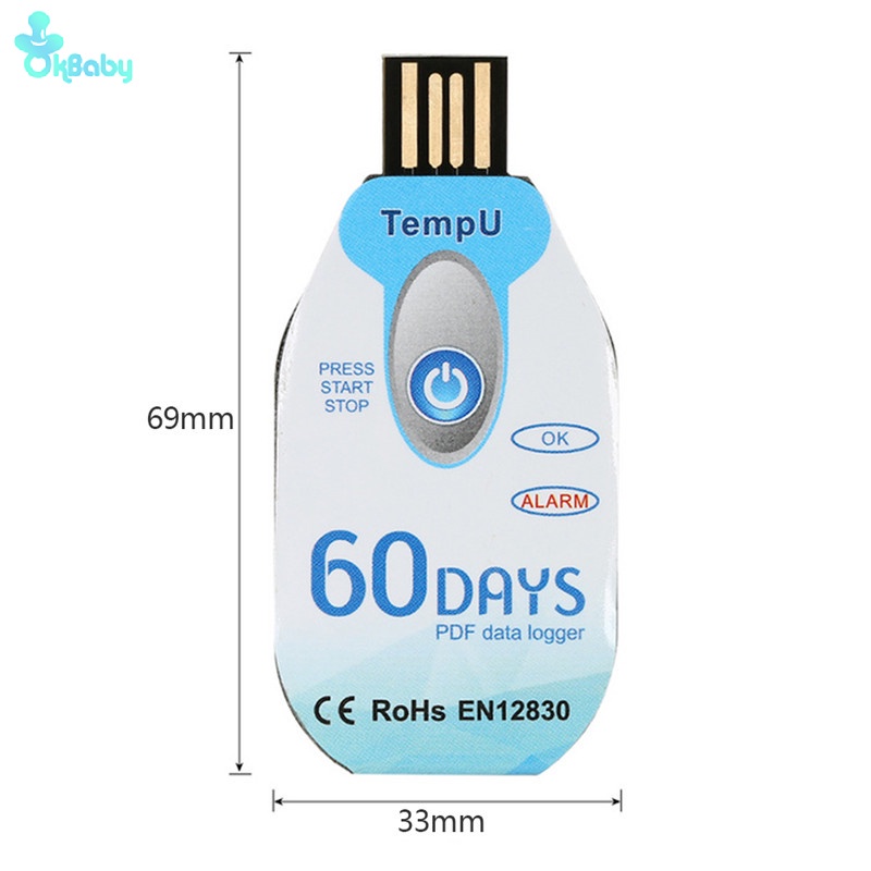 Nhiệt Kế Usb 2.0 Pdf Chống Thấm Nước Dùng Một Lần