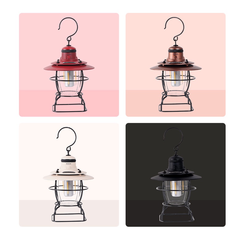 Đèn bão, đèn led camping cắm trại kết hợp trang trí 3 chế độ sáng.