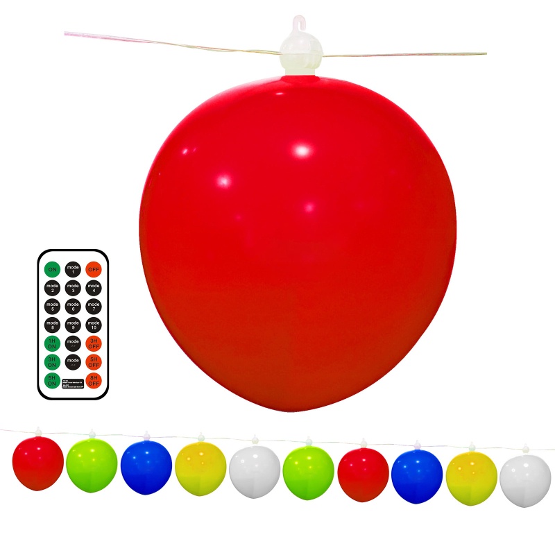 Đèn Led Hình Tròn Gắn Bong Bóng Trang Trí Tiệc