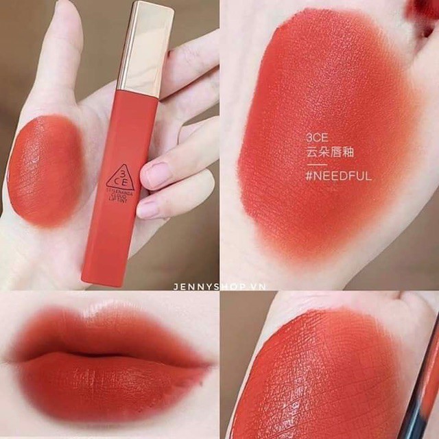 [COMBO GIÁ SỐC] Set 3 son 3CE CLOUD LIP TINT (mẫu nắp vàng hình vuông)