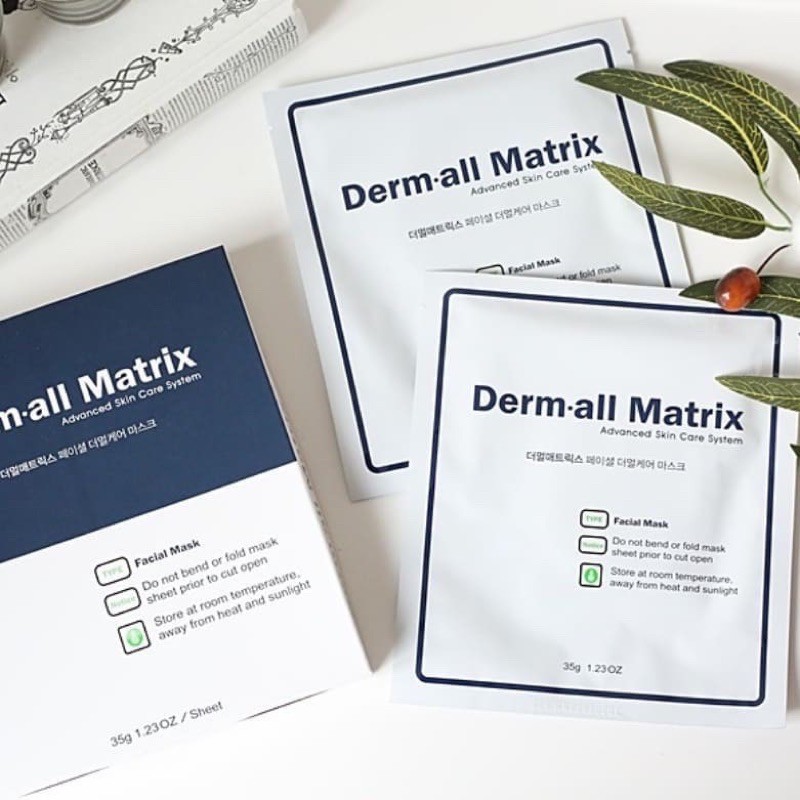 Nạ Derm-all Matrix, Mask Derm-all Matix Chính Hãng full hộp 4 miếng