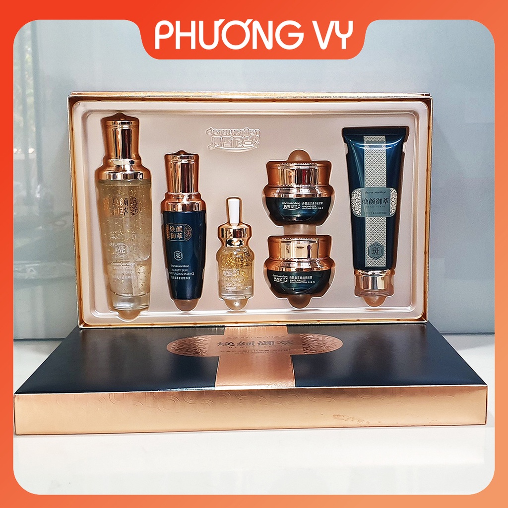 [CHÍNH HÃNG] Bộ mỹ phẩm Hoàng Cung Beauty Skin 6in1, dưỡng trắng, mờ nám tàn nhang và căng mịn da tự nhiên.