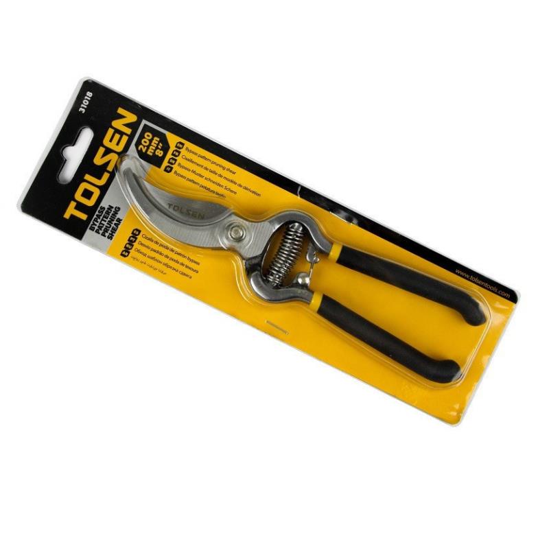 Kéo cắt cành Tolsen 31018 cán nhung cắt tỉa cây cảnh, hoa lá