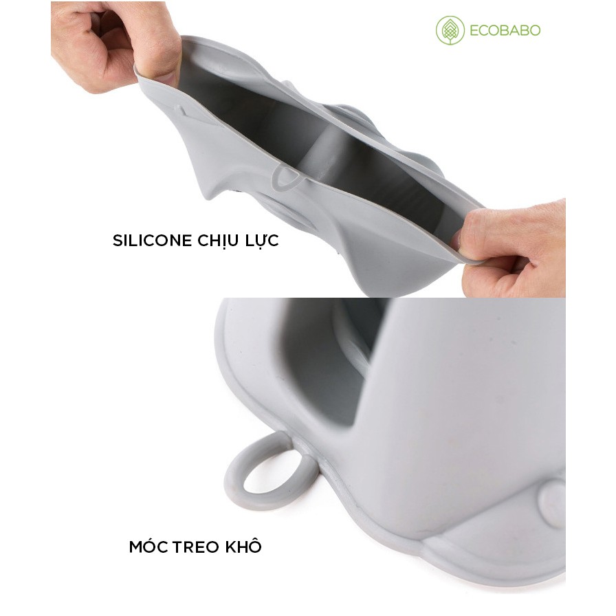 Lót nồi silicone cá sấu ngộ nghĩnh