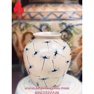 Vò cắm hoa men rạn Bát Tràng ( 6 mẫu )