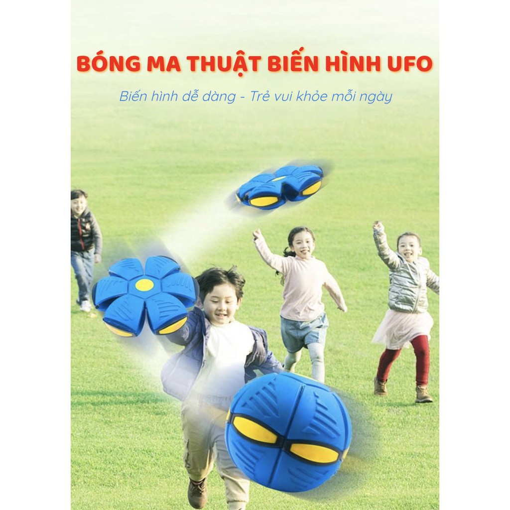 BÓNG ĐÁ KHÔNG CẦN BƠM HƠI XẾP GỌN FOOTBALL KIDS USA CÓ ĐÈN LED (Blue)