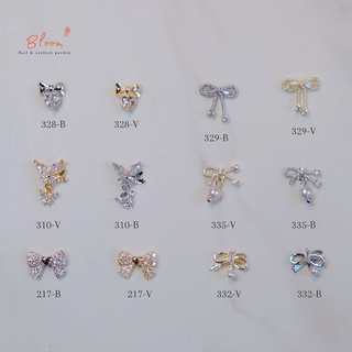Charm nơ đính đá nail cao cấp
