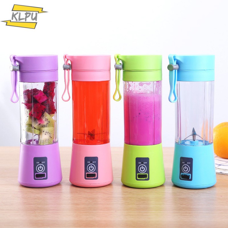 COD# 380ml Portable Juicer USB Chargeable Smoothie Blender Mixer Home Household Electric Juicer