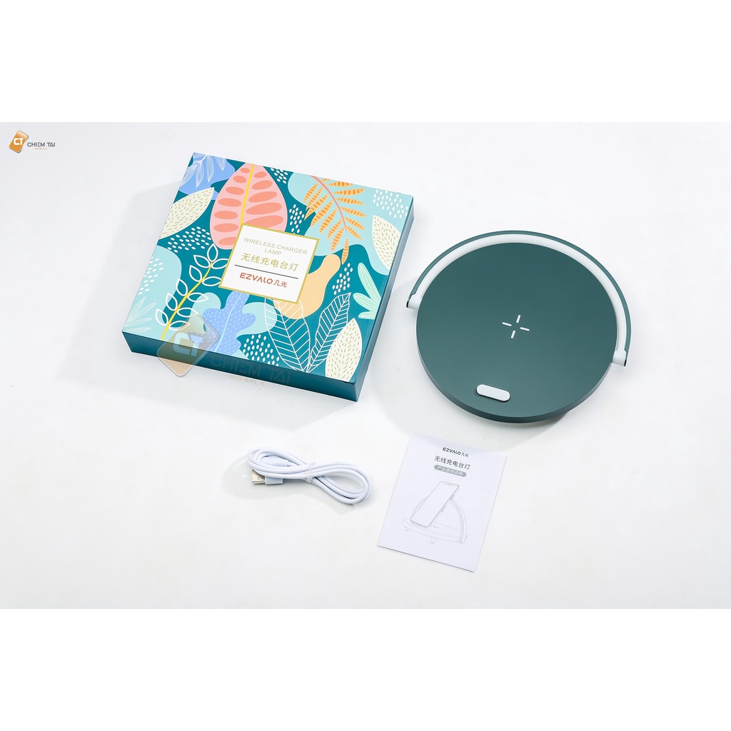Đèn ngủ sạc không dây tích hợp loa EZVALO