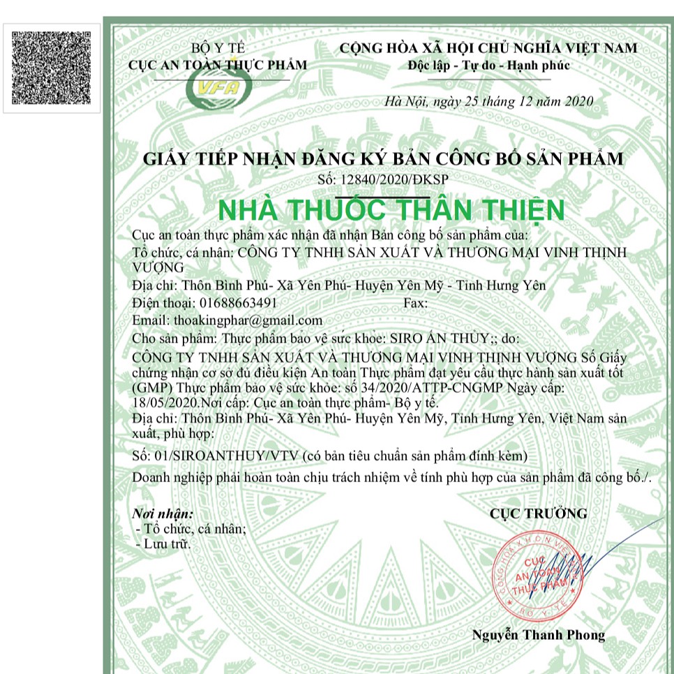 Siro Ấn Thủy- Hỗ trợ giảm tiểu đêm, tiểu rắt và tiểu không tự chủ (Hộp 4 vỉ x 5 ống)