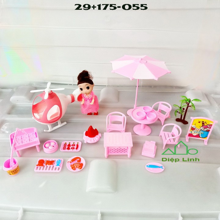 Đồ Chơi Búp Bê Đồ Chơi Kitty Đồ chơi Máy Bay Xích Đu - Diệp Linh