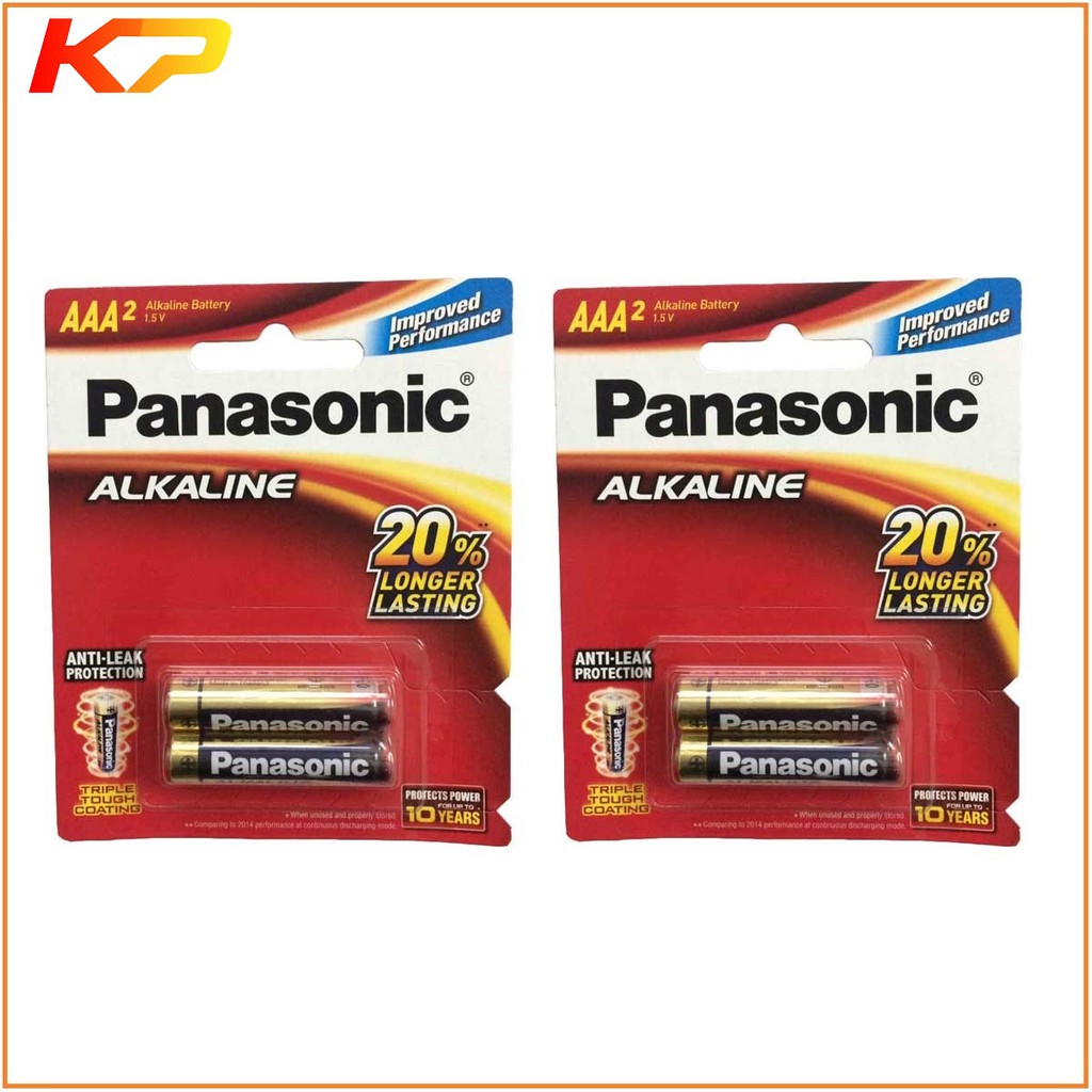 10 vỉ pin panasonic AAA alkaline ( vỉ 2 viên )