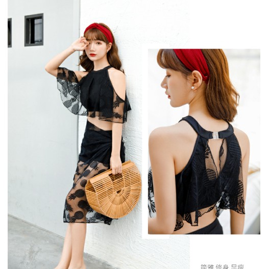 CÓ SẴN set đồ đi biển 3 chi tiết ren đẹp | BigBuy360 - bigbuy360.vn