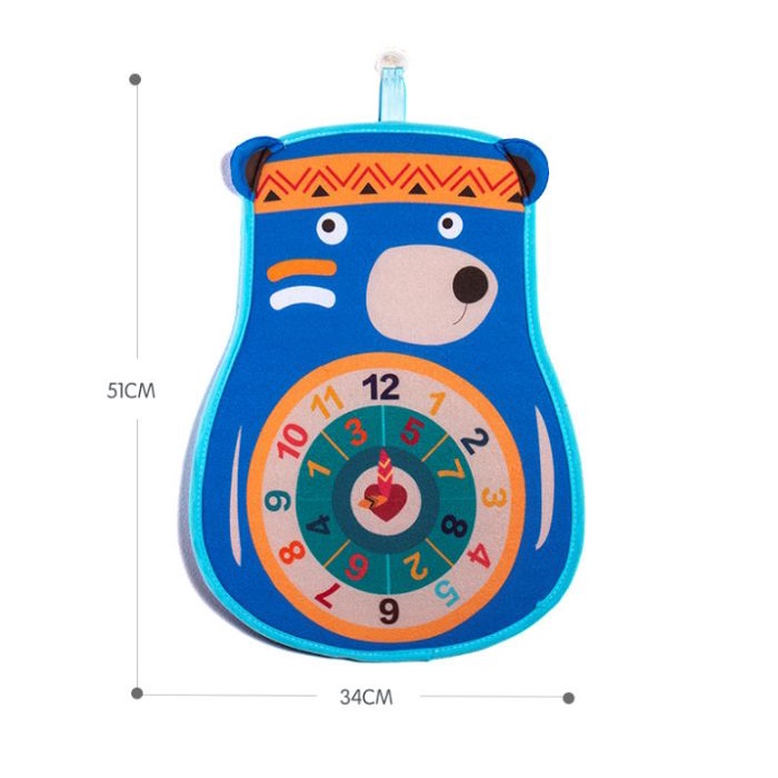 [HOT] ĐỒ CHƠI BẢNG PHI TIÊU NÉM BÓNG DÍNH VELCRO HÌNH GẤU THỔ DÂN CỰC ĐÁNG YÊU