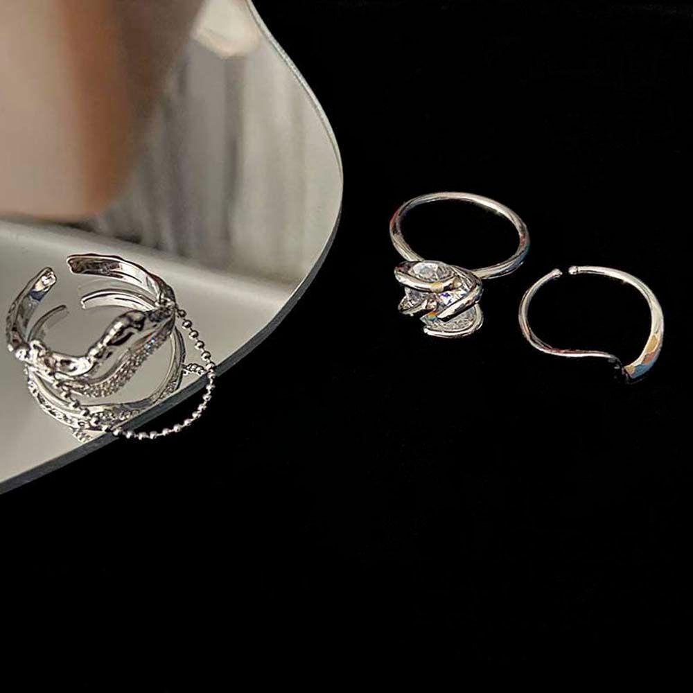 Nhẫn Dây Xích Phong Cách Hip Hop Punk Cá Tính|Nhẫn Khớp Ngón Tay Độc Đáo Cá Tính