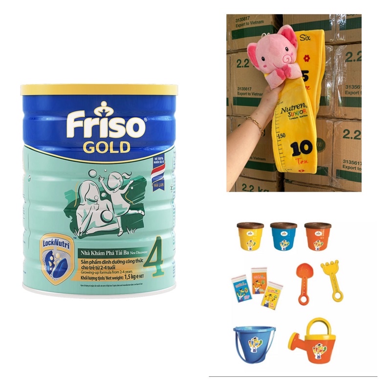 [QUÀ NGẪU NHIÊN] Sữa bột Friso Gold 4 1kg5 cho bé từ 2-4 tuổi