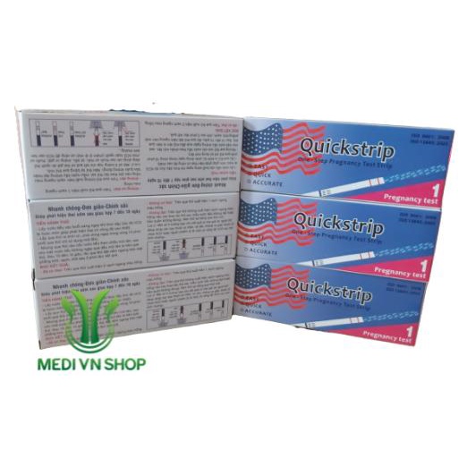 Combo 10 Que Thử Thai QuickStrip Lá Cờ- Phát hiện thai nhanh chóng- đơn giản- chính xác