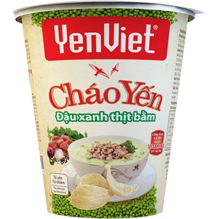 Cháo Yến Đậu Xanh Thịt Bằm YenViet [Thùng 24 ly]