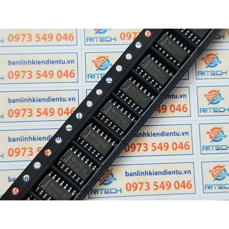 [Combo 10 chiếc] TL074C IC Số Sop-14 hàng nhập khẩu