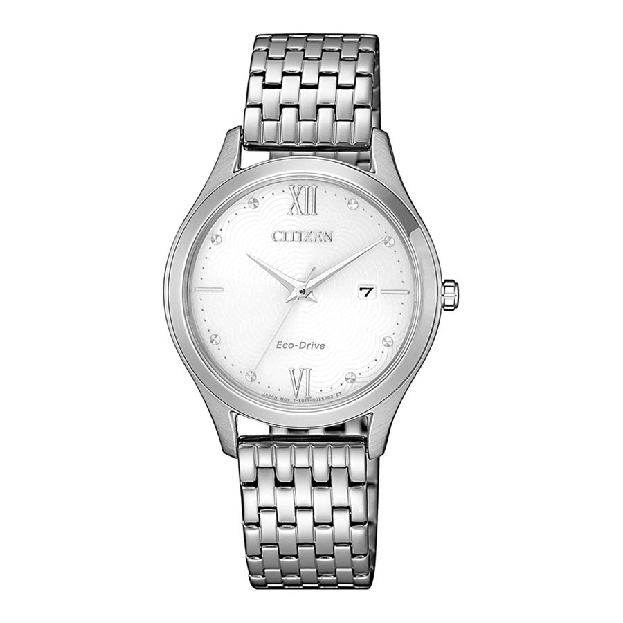 Đồng Hồ Nữ Citizen Dây Thép Không Gỉ EW2530-87A - Mặt Trắng