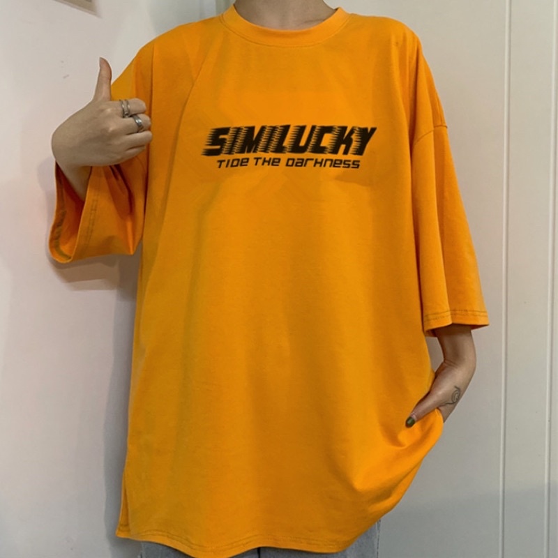 Áo thun tay lỡ nam nữ , áo phông unisex chất cotton in chữ KY