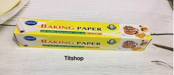 Giấy nến Nướng bánh không thấm mỡ cuộn 30cm*5m