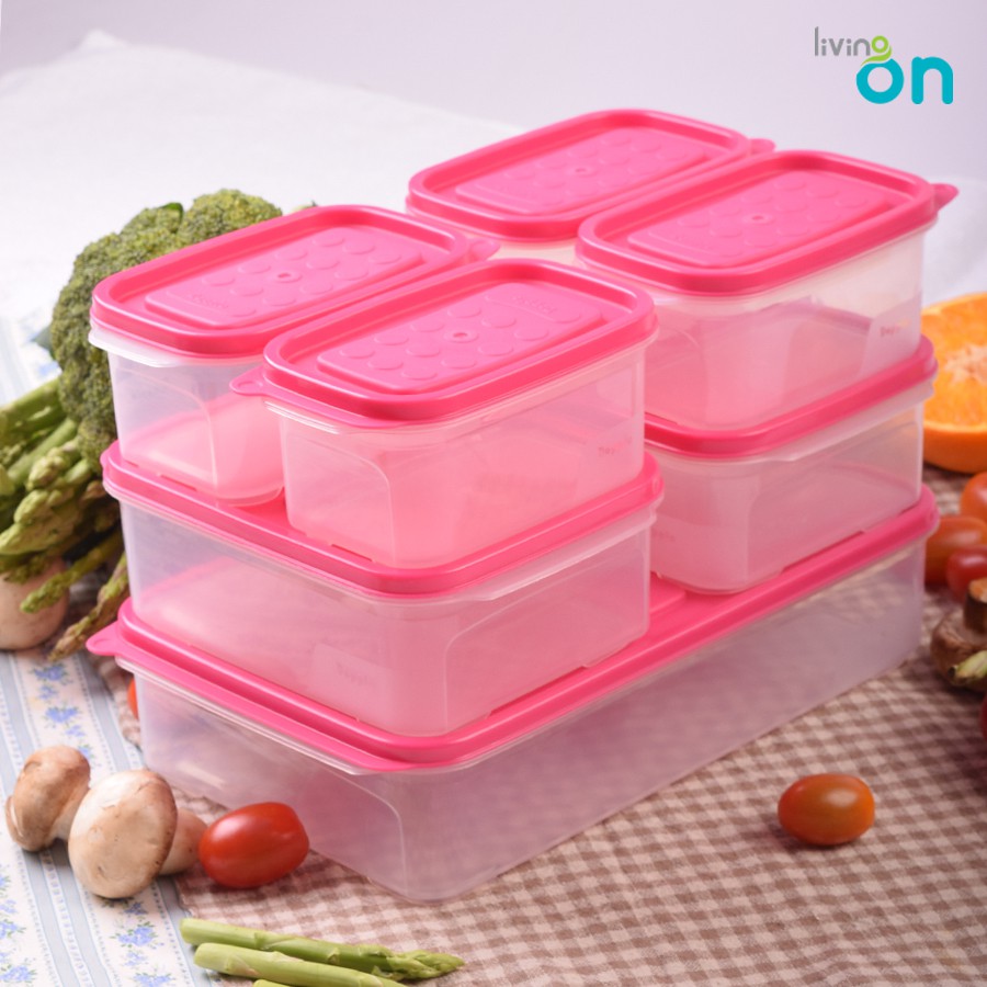 Combo 7 hộp nhựa đựng thực phẩm set 06