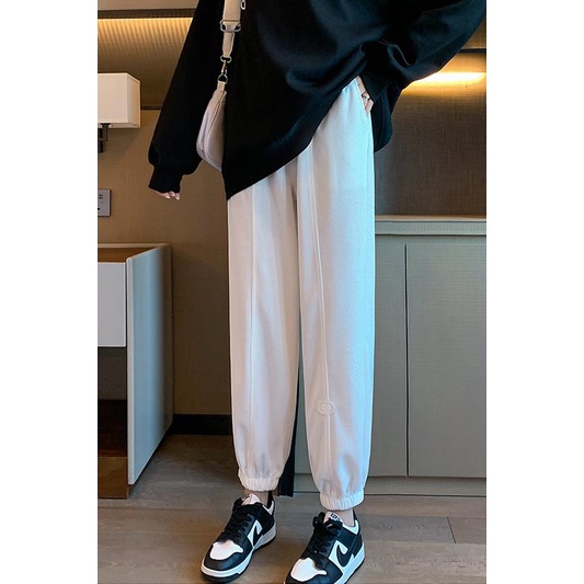 NRVP Quần Thể Thao Nữ Ống Rộng Thời Trang Hàn Quốc