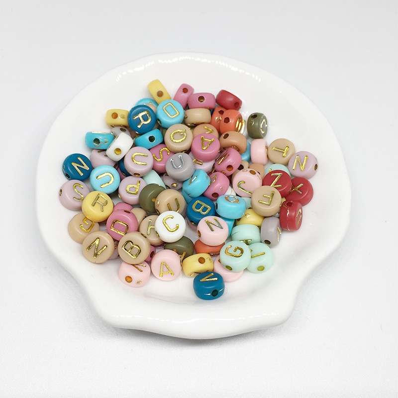 Set 100 Hạt Xỏ Vòng Tay Nhiều Màu Sắc Xinh Xắn