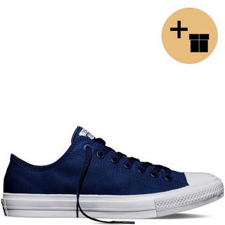 Giày chuck 2 allstar cổ thấp xanh đậm nữ