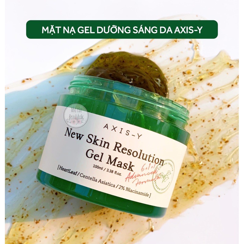 Mặt nạ gel dưỡng sáng da Axis_Y New Skin Resolution Gel Mask