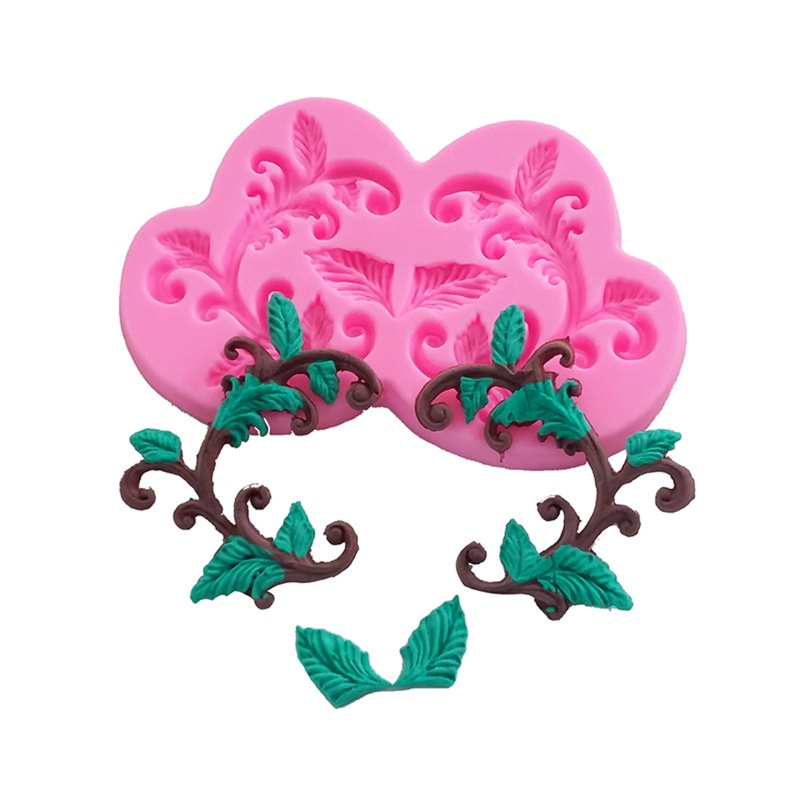 Khuôn Silicone Tạo Hình Dây Mây Trang Trí Bánh