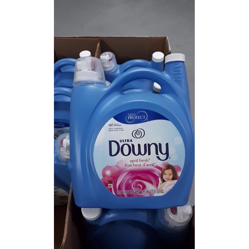 Nước xả vải Downy Fabric Protect đậm đặc 4.08 Lít của Mỹ