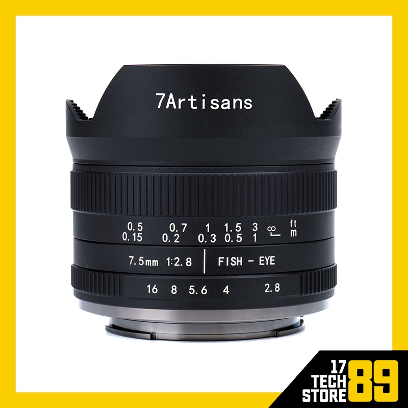 Ống kính 7Artisans 7.5mm F2.8 Fisheye Mark II For Canon EOS-M