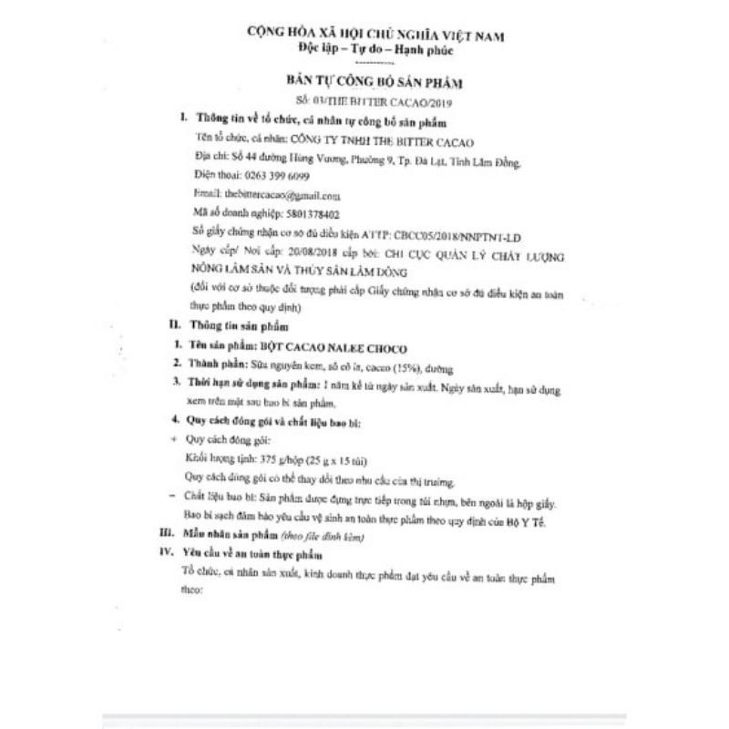 CACAO TĂNG CÂN Nalee Choco Hộp 20 gói ( Mẫu mới) | BigBuy360 - bigbuy360.vn