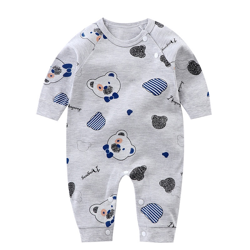 Bodysuit cho bé , bộ body dài tay liền thân sơ sinh họa tiết đáng yêu 100% cotton hàng quảng châu cao cấp _ BD18