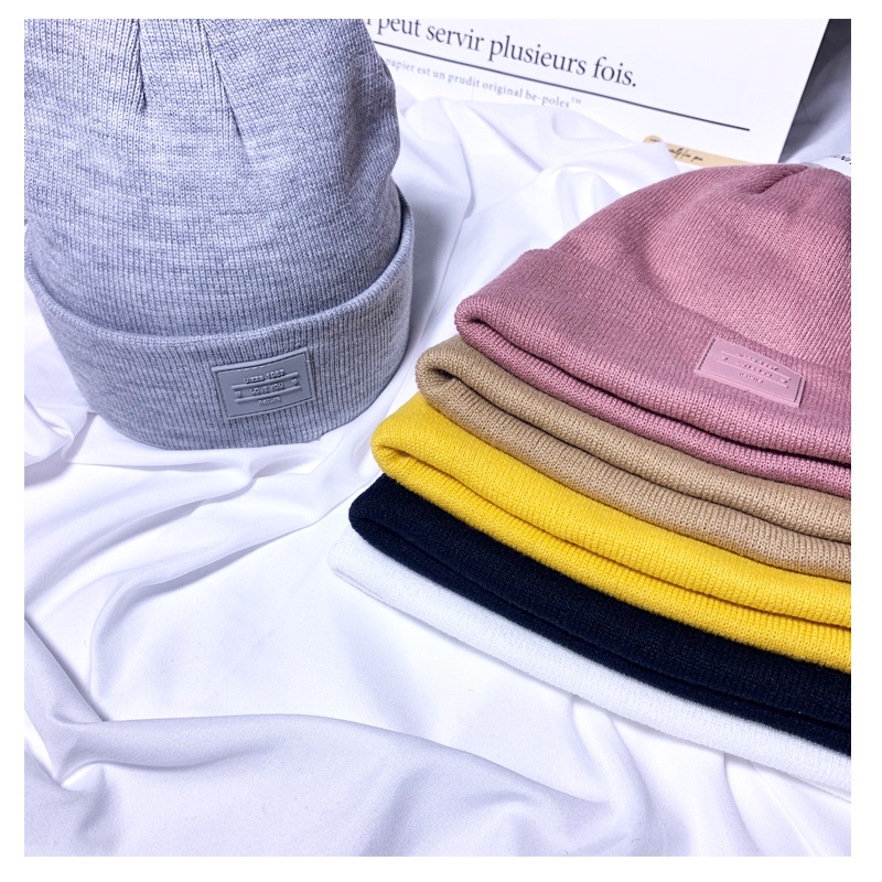 Mũ beanie LINJW ấm áp phong cách Unisex thời trang thu đông 2021