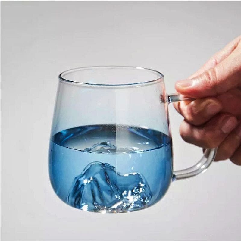 Ấm, Bình Thủy Tinh 1.8 Lít Đun Nước Xanh Quả Núi Chịu Nhiệt Nắp Nhựa