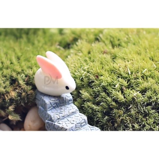 Charm thỏ tai dài 2cm _ Nguyên liệu làm slime