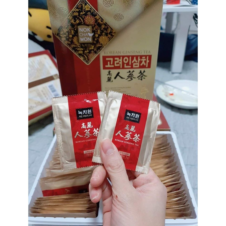 Trà Sâm Hàn Quốc Nokchawon Korean Ginseng Tea - DATE 2023 (3g x 50)